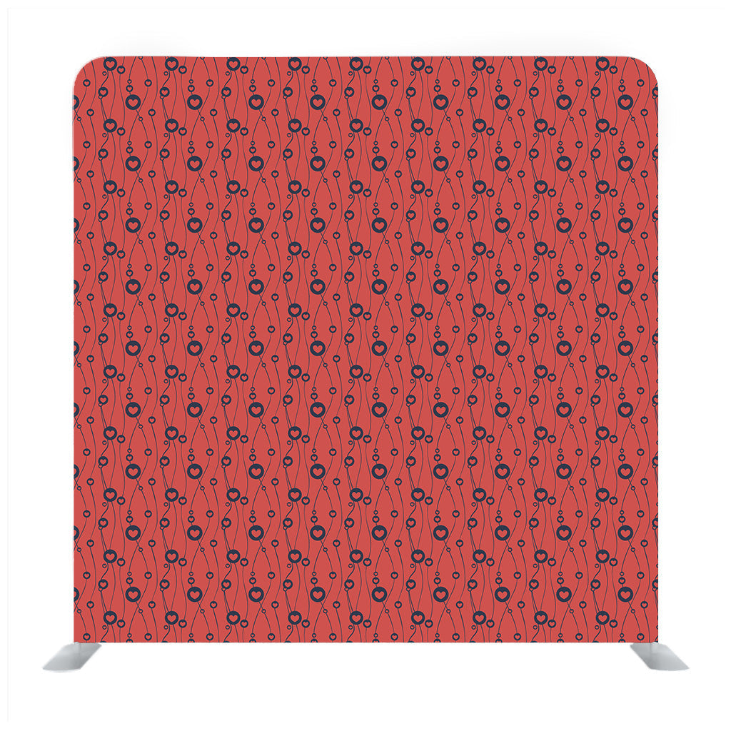 Little Black Hearts Media Wall - Backdropsource