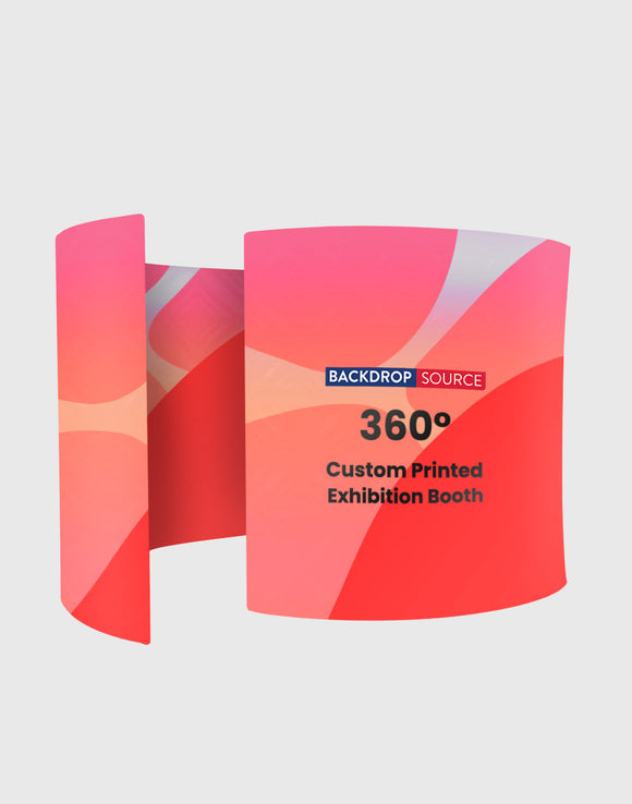Stand de exposición con impresión personalizada de 360°