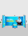 Exhibidor modular de caja de luz SEG de 4 m para ferias comerciales - Modelo 2