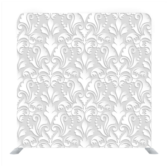 Seamless Damask Wallpaper In Grey Backdrop - Backdropsource