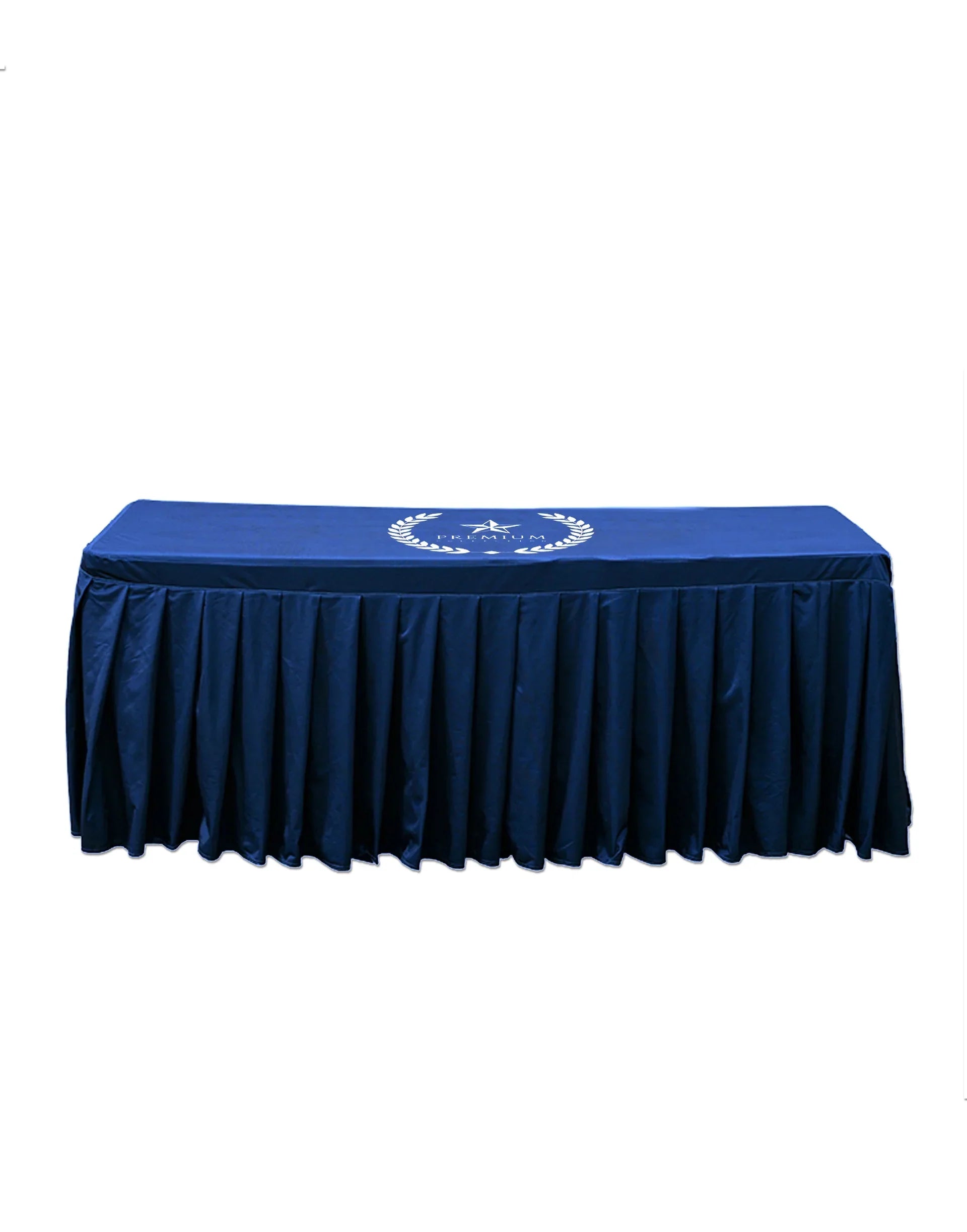 Faldas de mesa personalizadas con parte superior
