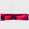 Banner colgante en forma de L