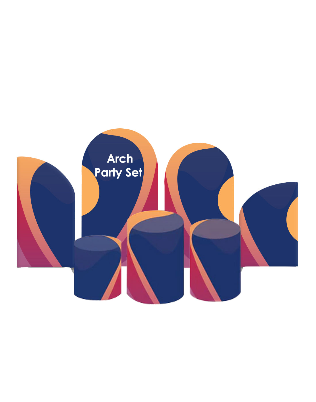 Arch Party Sets - 4 Walls with Plinth - Backdropsource