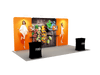 Portable Exhibit Display 20ft - Model 4 - Backdropsource
