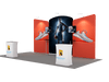 Portable Exhibit Display 20ft - Model 8 - Backdropsource