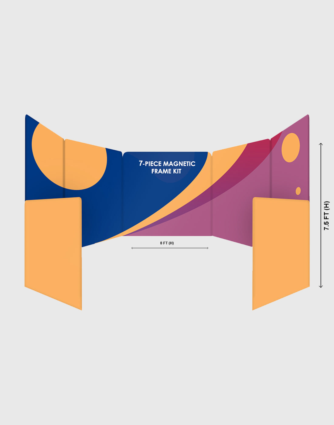 Magnetic Displays - 7 Panel - Backdropsource